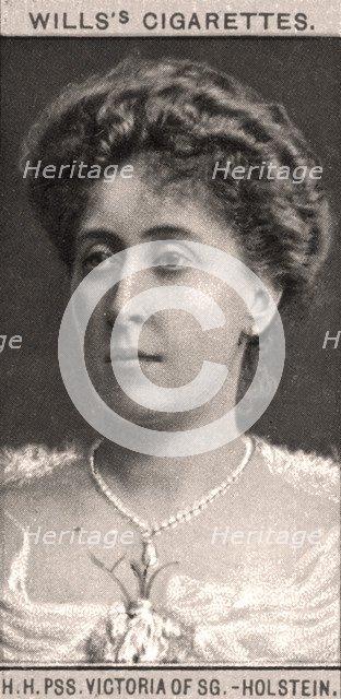 H.H, PSS. Victoria of SG-Holstein, 1908.Artist: WD & HO Wills
