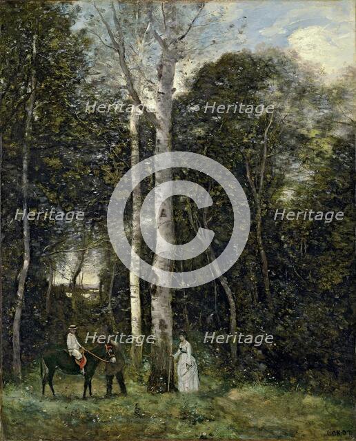 The Parc des Lions at Port-Marly, 1872. Creator: Jean-Baptiste-Camille Corot.