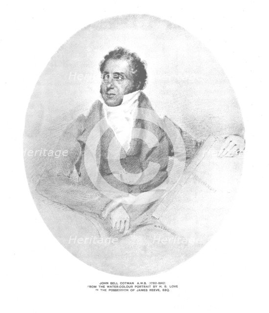 'John Sell Cotman A.W.S. (1782-1842)'.  Creator: Unknown.