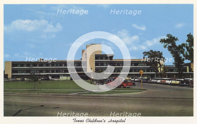 Texas Children's Hospital, Houston, Texas, USA, 1959. Artist: Unknown