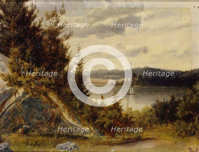 Woods and Waterfront Landscape. Creator: Johan Knutson.