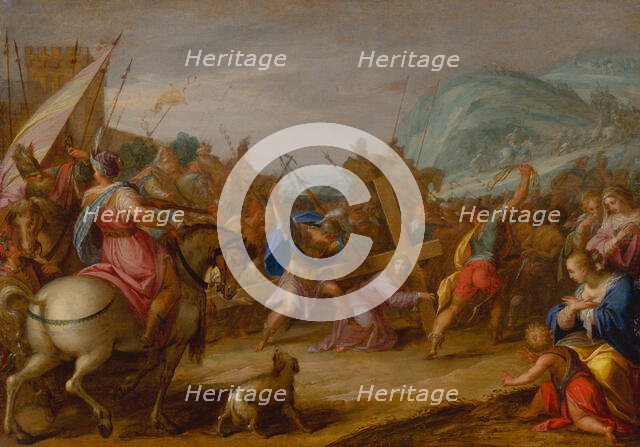 Carrying of the Cross, 1587. Creator: Hans von Aachen.