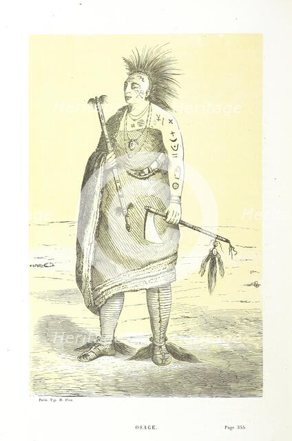 Osage, 1862. Creator: Unknown.