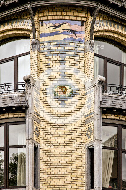 6 Parvis de la Trinite, Ixelles, Brussels, Belgium, (1909), c2014-2017. Artist: Alan John Ainsworth.