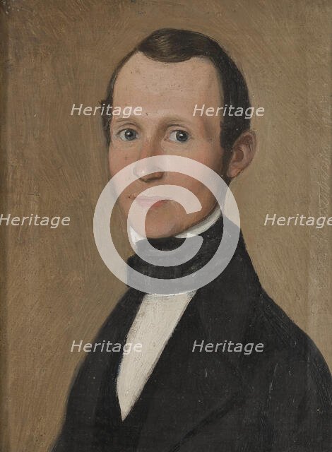 Fredrik Signeul (1810 - 1890), paint manufacturer, orphanage director in Uddevalla, 1847. Creator: Alexis Wetterbergh.