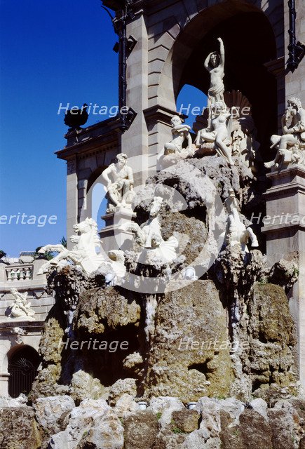 Venus, sculpture by Venanci Vallmitjana, it is part of 'The Waterfall' located at the Ciutadella …
