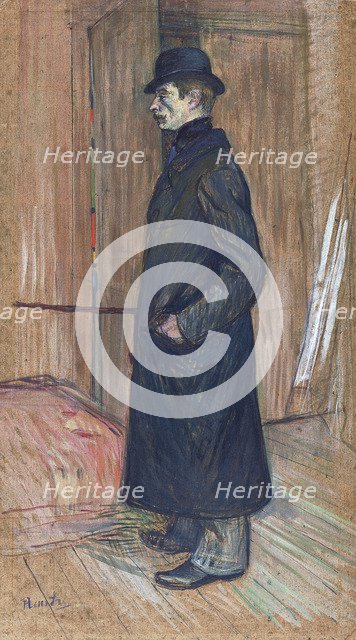 Gaston Bonnefoy, 1891. Artist: Toulouse-Lautrec, Henri, de (1864-1901)