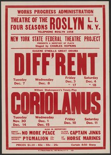 Diff'rent 2, Roslyn, NY, 1937. Creator: Unknown.