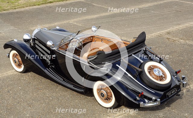 1935 Mercedes Benz 500K Artist: Unknown.