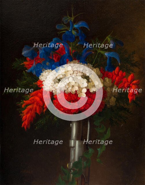 Patriotic Bouquet, 1861. Creator: George Henry Hall.