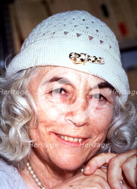 Carmen Martín Gaite (1925 2000), Spanish writer, photography of 1997.