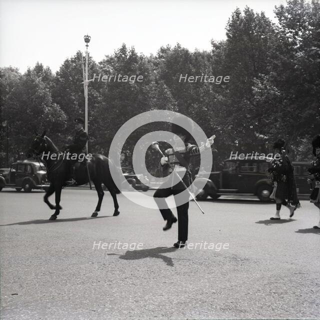 Guards on the march, London, c1955. Creator: Arthur Charles Kirby Ware.