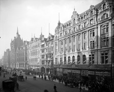 Gamages Department Store and the Prudential Building, Holborn, London, 1907. Artist: Bedford Lemere and Company