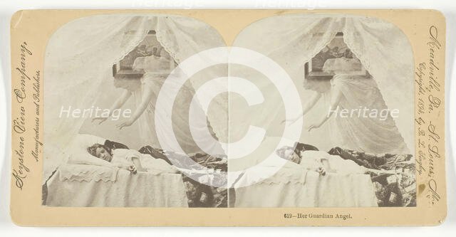 Her Guardian Angel, 1894. Creator: Keystone View Company.