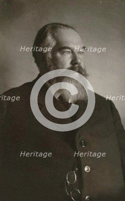 Portrait of the Composer Sergei Ivanovich Taneyev (1856-1915), 1900s-1910s.