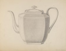Teapot, c. 1937. Creator: Ludmilla Calderon.