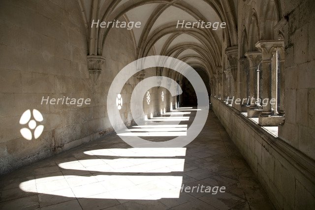 Cloisters, Monastery of Alcobaca, Alcobaca, Portugal, 2009. Artist: Samuel Magal