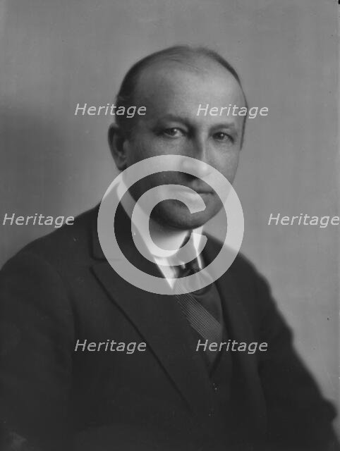 Wertheimer, Mr., portrait photograph, 1917. Creator: Arnold Genthe.