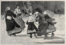 "Winter" - A Skating Scene, 1868. Creator: Winslow Homer (American, 1836-1910).