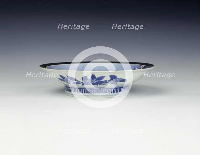 Nabeshima polychrome dish, Kyoho Era, middle Edo period, Japan, 1716-1736. Artist: Unknown