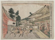 Chushingura: Act II (from the series Perspective Pictures for The Treasure House of Loyalty), c. 179 Creator: Kitao Masayoshi (Japanese, 1761-1824).