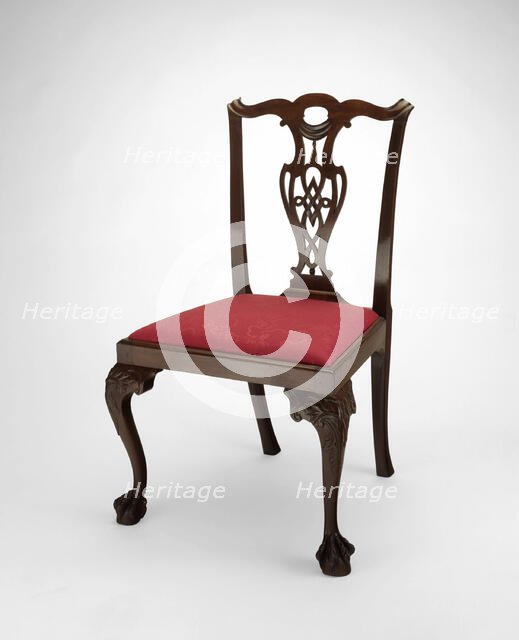 Side Chair, 1760/85. Creator: Unknown.