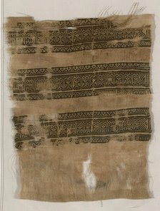 Fragment, Egypt, Arab period (641-969)/Fatimid period (969-1171)/Ayyubid period (1171-1250)... Creator: Unknown.