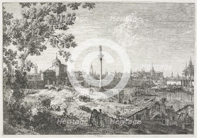 Views: Imaginary View of Padua, 1735-1746. Creator: Antonio Canaletto (Italian, 1697-1768).