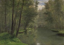 Along the River Epte in Gasny, 1882. Creator: César de Cock.