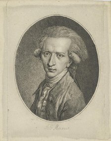 Portrait of August Gottlieb Meissner (1753-1807) , c. 1800. Creator: Riedel, Gottlieb Friedrich (1724-1784).