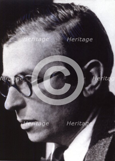 Jean Paul Sartre (1905-1980), French philosopher and writer.