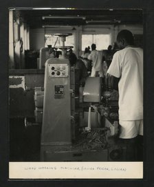 Wood Working Machine, Lower Prison, Luzira, Kampala, Uganda, c1950s. Creator: Unknown.