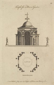 Temple for a Flower Garden, 1778. Creator: Sir John Soane.