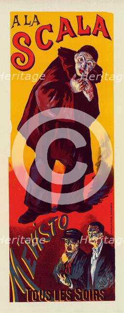 Mévisto à la Scala, 1898. Creator: Luce, Maximilien (1858-1941).