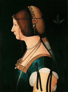 Portrait of Bianca Maria Sforza (1472-1510), Between 1475 and 1500.