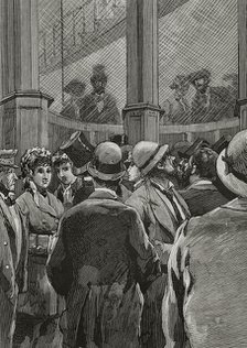 The elevators of the Trocadero Palace, Paris Exposition, 1878. Creator: Tomás Carlos Capuz.