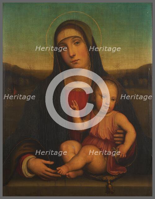 Virgin and Child, after Francia. Creator: Unknown.