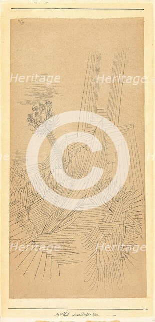 The garden gate, 1925. Creator: Klee, Paul (1879-1940).