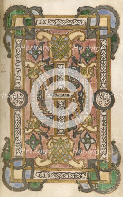 Beginning of the Gospel of St John, with initials I and N..., 2nd half of 9th century. Creator: Unknown.