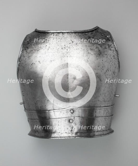 Backplate, Italy, early 17th century, marked later. Creator: Unknown.