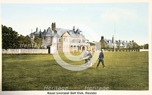 Royal Liverpool golf club, Hoylake, c1910. Artist: Unknown
