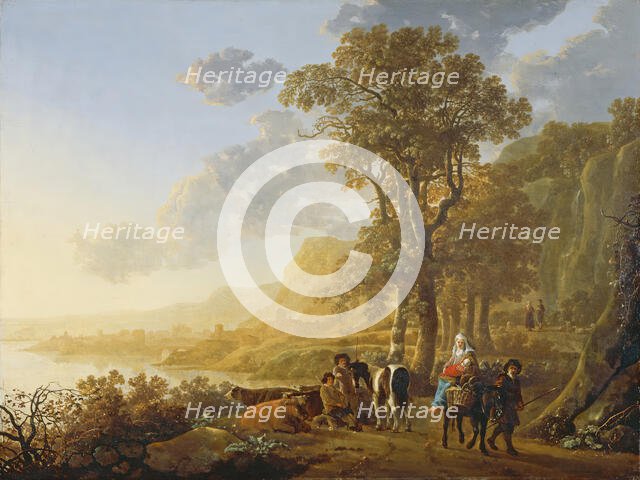 The Flight into Egypt, c1655. Creator: Aelbert Cuyp.