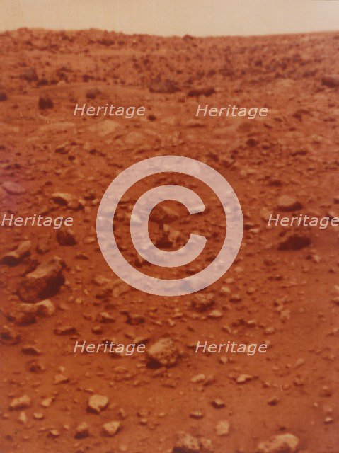 Martian planet surface, Viking 1 Mission to Mars, 1976. Creator: NASA.