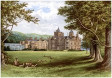 Holker Hall, Cumbria, home of the Duke of Devonshire, c1880. Artist: Unknown