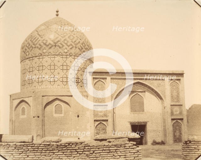 [Mosque of Nasser-eddin Shah, Teheran, Iran], 1840s-60s. Creator: Luigi Pesce.