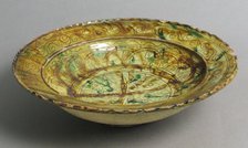 Tricolor Bowl, Byzantine, 14th century. Creator: Unknown.