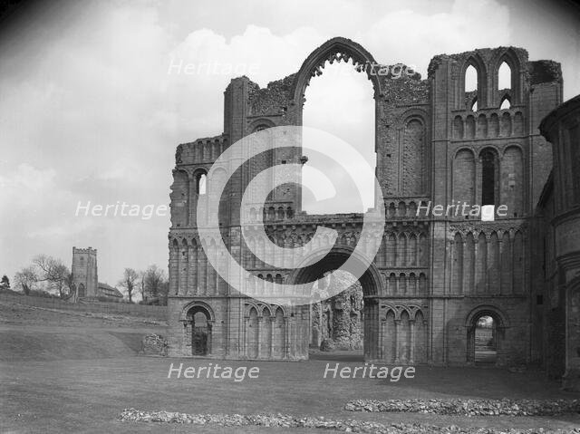 Castle Acre Priory ruins, Norfolk, c1955. Creator: Arthur Charles Kirby Ware.