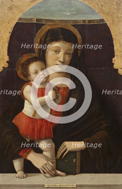 The Madonna and child.