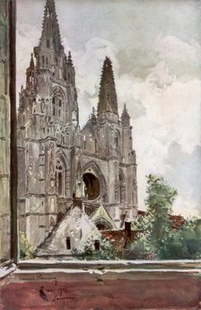 'The Ruins of Saint Jean des Vignes Abbey, Soissons', France, 17 May 1915, (1926).Artist: Francois Flameng