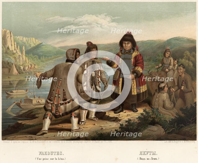 Yakuts (From the Lena), 1862. Creator: Karlis Huns.
